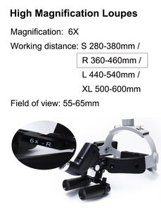 Hoge Intensiteit 6x Vergrotingsloep Met Licht Elektrische Krachtbron Voor Tandheelkundige En Huisdierenchirurgische Klinieken Rechtstreeks Van De Fabriek - Product Image 2