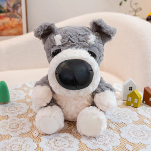 Peluches de Perro de Cabeza <span class=keywords><strong>Grande</strong></span>, Husky, <span class=keywords><strong>Doberman</strong></span>, Súper Suaves, Personalizables, Animales de Peluche de 11-30 cm, Regalo - Product Image 6