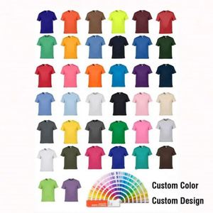 Design High Quality Cotton Custom T Shirt for Men <b>Blank</b> Heavy <b>Weight</b> <b>Blank</b> Tshirt Printing Men's T-Shirts - Product Image 2