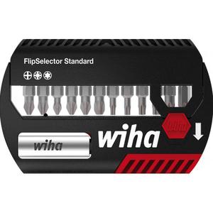 Wiha-ชุดฟลิปเซ็ต39040บิตขนาดมาตรฐาน25มม. ฟิลลิปส์ Pozidriv และ Torx®1/4 ''(14-pcs) แทรกสำหรับสกรู - Product Image 1