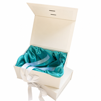 Boîte cadeau pliable écologique FSC avec couvercle magnétique, logo personnalisé, emballage plat pliable pour vêtements, OEM ODM