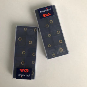 RCMT0602MO YG801 Outils de tournage externes personnalisés, plaquette en carbure de tungstène pour tour CNC, revêtement PCD/PCBN/CBN CVD, compatible OEM - Product Image 2