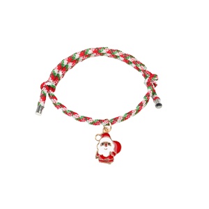 Factory Supply Cross-border Hot-selling Handmade Cartoon Christmas Bracelets Accessories <strong>Featuring</strong> Santa Claus Trees <strong>Gifts</strong> - Product Image 1