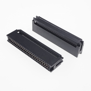 <strong>IDC</strong> Type Card Edge Slot 2.54 mm Pitch 50 Position <strong>Socket</strong> 1.27 mm Ribbon Cable Connector Board Gold Finger Receptacle HIF5D - Product Image 4