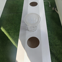 Système de culture hydroponique NFT avec pompe automatique et PVC de qualité alimentaire pour l'agriculture verticale et les serres