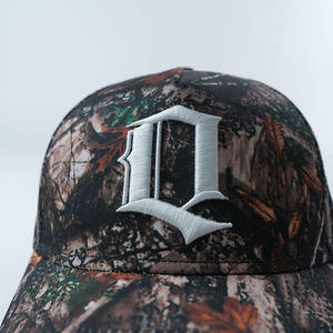 Gorra de Béisbol Personalizada de 5 Paneles con Patrón de Camuflaje, Estructurada, para Golf al Aire Libre, con Logotipos Bordados, Unisex - Product Image 6