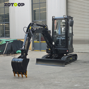 무료 배송 3톤 2.5톤 CE EPA 엔진 농장용 캐빈 미니 굴삭기 소형 유압 크롤러 미니 굴삭기 2톤 판매 - Product Image 3