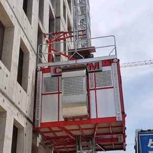 SC loạt xây dựng thang máy xây dựng với các nhà xây dựng lồng đơn hoặc đôi và nhà sản xuất thang máy chở hàng Trung Quốc