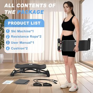 Hot Bán Nhà Thiết Bị Tập Thể Dục Thể Thao Trượt Steppers Với Resistance Bands Bền PP Chất Liệu Màu Đen/Màu Xanh Trọng Lượng Nhẹ & Xách Tay - Product Image 6