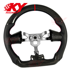 Volant sport en fibre de carbone personnalisé pour Chevrolet Corvette C6 C5 Coupé Z06 ZR1 Stingray 2005-2013 - Product Image 2