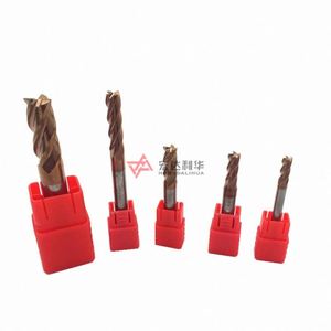 Fraise à queue solide ISO en carbure de tungstène cémenté, à plaquettes interchangeables, pour fraisage à plat 4 mm - Product Image 2