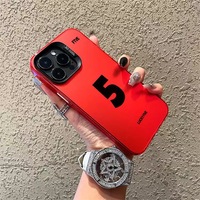Coque Premium Compatible avec iPhone 17 16 Pro Max Rouge Chinois 15 Nouveau 14/13 Apple 12 Protection Magnétique PC