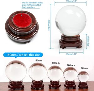 Các Nhà Sản Xuất Thủy Tinh Tinh Thể Màu Trắng Bóng Rõ Ràng Nửa Pha Lê Quả Cầu Phong Thủy Trang Trí Tinh Thể Màu Trắng Trong Suốt Nước Bóng - Product Image 3