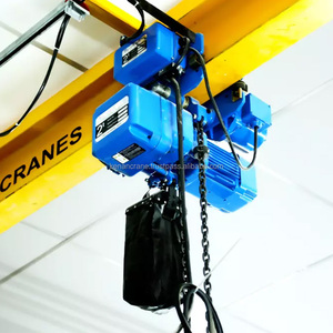 Mobile <b>Hoist</b> 500kg 1t 2t 3t 4t 5t 6t 10t Electric Chain <b>Hoist</b> with Trolley for Warehouse - Product Image 3