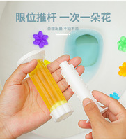 Nouveau Gel Nettoyant WC Parfum Floral Naturel Désodorisant Outil de Nettoyage de Cuvette de Toilettes Seringues Gel Nettoyant WC