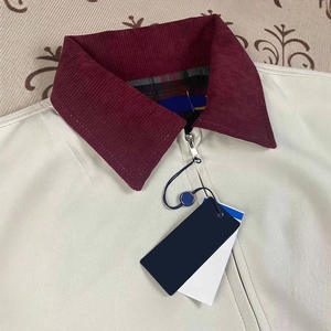 Veste Courte à Carreaux Vintage d'Automne pour Homme, Style <span class=keywords><strong>Ralph</strong></span> <span class=keywords><strong>Lauren</strong></span>, Veste Américaine Brodé avec Col Montant Zippé, Motif Écossais Couple - Product Image 4