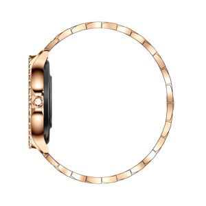 Đồng hồ Tròn Thông Minh thanh lịch, viền vàng kim cương màu hồng - Product Image 3