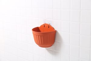 Muur En Hek Hangende Plantenbakken Buiten Half Ronde Hars Bloempotten Voor Indoor Plant Kruid Balkon Veranda - Product Image 5