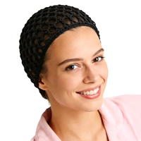 Kit de bonnet à perruque en nylon, réglable, avec filet résistant pour cheveux longs et épais, pour la confection de tresses, le crochet, la couture et le tissage, avec bandeau de maintien en filet, pour usage domestique