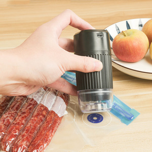 Handheld Mini USB <b>Vacuum</b> Pump For Food Storage Bags 28 Cm Sealing Width Electric <b>Portable</b> <b>Vacuum</b> Sealer With Speed Setting - Product Image 1