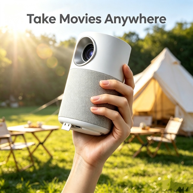 Best Quality Video Projector Camping Car Outdoor with Wifi BT Mini Portable LED Projecteur Android Proyector Home Theater