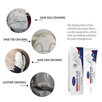 Colle à chaussures résistante à l'usure, forte, imperméable, transparente, en polyuréthane souple, adhésif puissant pour la réparation des baskets endommagées