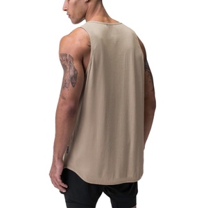 Gym Fitness Wear Stringer <b>Singlet</b> High Quality Wholesale Sleeveless <b>Men</b> Cotton Training Tank Top - Product Image 4