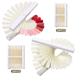 Support de présentation en spirale pour 24/36 faux ongles, porte-ongles, outil d'entraînement pour échantillons de vernis gel - Product Image 1