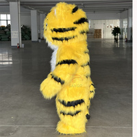 Costume de mascotte gonflable personnalisable en forme de tigre ou de lion, avec sphère, 2m/2.6m, pour événements, cosplay et publicité