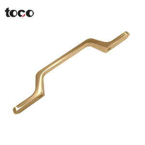 TOCO katı ahşap altın dolap donanım Modern tasarım mutfak yatak odası banyo dolapları için çekmece kolları kapı çeker mobilya - Product Image 3