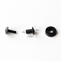 Kit de vis métriques en acier, vis Chicago avec rondelle pour étui Kydex DIY