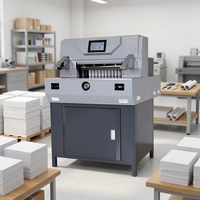 Cortadora de Papel Eléctrica Programable BC-520V8, Ancho de Corte de 520 mm, Máquina Industrial para Cortar Papel para Imprenta