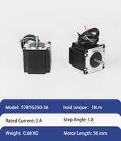 Motor Stepper Hibrida EMTECH Nema 23 - Densitas Daya Tinggi Torsi Penahan 1 N.m dalam Bodi Kompak 56mm 48V DC 3A