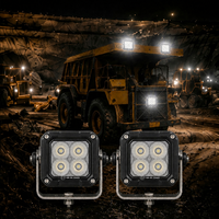 Lampe de travail LED 40W pour équipement lourd, mines, machines de construction, 12V 24V