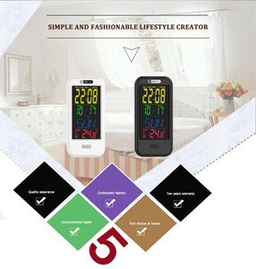 Reloj <span class=keywords><strong>digital</strong></span> LCD para personas con discapacidad visual, pantalla de temperatura de 9 pulgadas, con memoria y calendario - Product Image 3