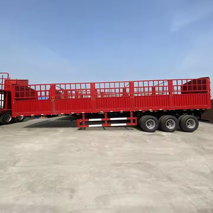 Venta Directa de Fábrica: Semirremolque de 3 Ejes con Barandas Altas, Remolque Personalizado con Barandas, Semirremolque de Carga con Barandas de 60 Toneladas a Bajo Precio - Product Image 2