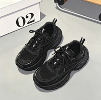 Sneakers à lacets pour femmes de haute qualité, design élégant, confortables, respirantes, doublure en mesh, légères, antidérapantes, chaussures de sport Lanvine All