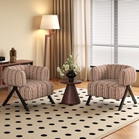Fauteuil simple en métal de style minimaliste moderne, idéal pour la lecture et la détente, sensation de luxe léger haut de gamme pour salon et balcon
