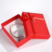 Ornements de Noël en verre transparent imprimé UV 2026, en forme de cœur, plats, vierges, en cristal K9, facettés, gravés, durables, à suspendre, personnalisables
