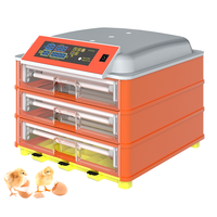 Incubateur à œufs automatique à double alimentation HHD approuvé CE, meilleur prix, retournement automatique des œufs, 112 œufs de poule, YZ-112
