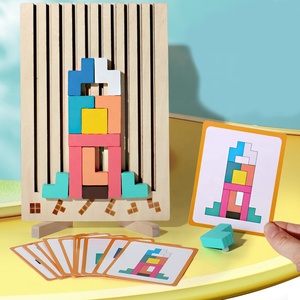 Vendita calda <span class=keywords><strong>3d</strong></span> Russia <span class=keywords><strong>Puzzle</strong></span> blocco in <span class=keywords><strong>legno</strong></span> <span class=keywords><strong>Puzzle</strong></span> giocattoli educativi per la scuola materna Montessori - Product Image 3
