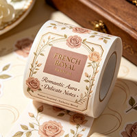 Étiquettes autocollantes personnalisées de luxe pour parfums, résistantes à l'huile et à l'alcool, en vinyle imperméable, avec logo imprimé, adhésives