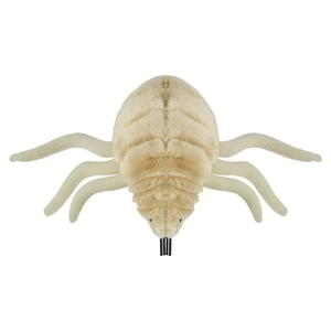 Realistico peluche insetto delle pulci giocattolo con sei gambe morbide da 6 pollici decorazione per trucco da letto oggetti di scena regali per bambini imbottiti giocattolo delle pulci - Product Image 4