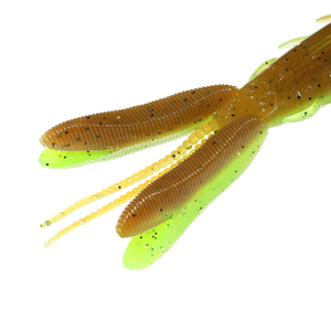 Leurres de pêche conception bionique, posture de natation vive 7g 8cm artificiel bionique PVC plastique basse appât souple crevettes leurre - Product Image 5