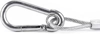 Câble de sécurité Prime Focus Stage Light Corde de sécurité Câble en acier Fil de verrouillage 3mm / 70cm