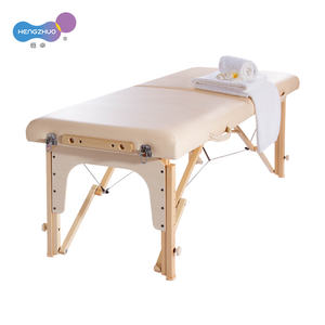 Venta directa de fábrica, mesa de masaje portátil personalizada para salón, cama de Spa plegable ajustable en altura, especializada para tratamiento - Product Image 1