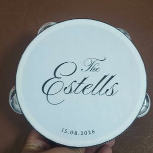 Tamborín Musical Pequeño de Abedul de Alta Calidad con Logotipo Personalizado, de 4 y 10 Pulgadas, para Bodas, Venta al Por Mayor - Product Image 3