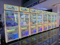 Machine à griffes AMA pleine taille à monnayeur avec lecteur de carte, machine de jeu d'arcade de type distributeur de peluches pour centre de jeux
