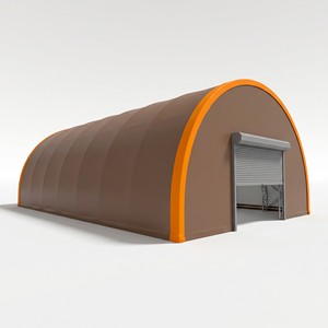 Structure de hangar en tissu <span class=keywords><strong>pour</strong></span> stockage, alternative économique aux abris à poteaux, abri <span class=keywords><strong>pour</strong></span> foin agricole couvert, ventilation ronde, acier galvanisé robuste - Product Image 5