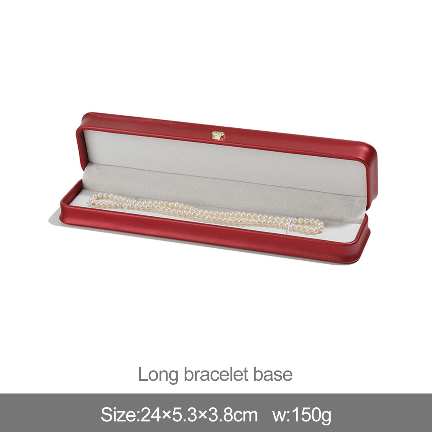 กล่องสร้อยข้อมือสีแดง